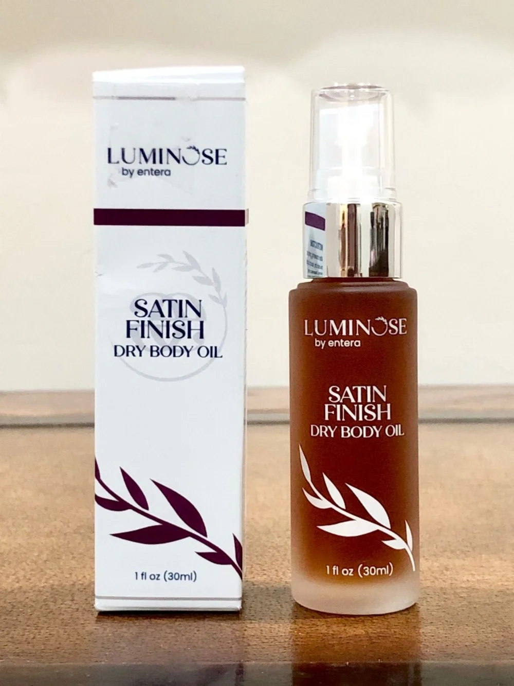 Luminose Satin Finish Dry Body Oil Hair Growth Anti Aging Skincare Serum BNIB
